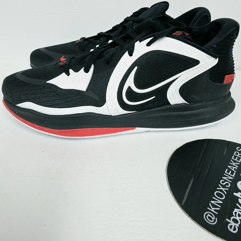 Nike Kyrie Low 5 Bred Dominoes Shoes Sneakers DJ6012-001 Men's Size 11.5